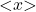 ⟨x⟩
