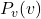 P_v(v)