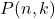 P(n,k)